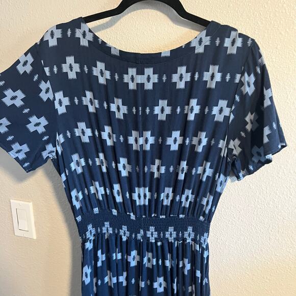 Pendleton Short Sleeve Patterned Midi Dress Size S - Picture 6 of 7